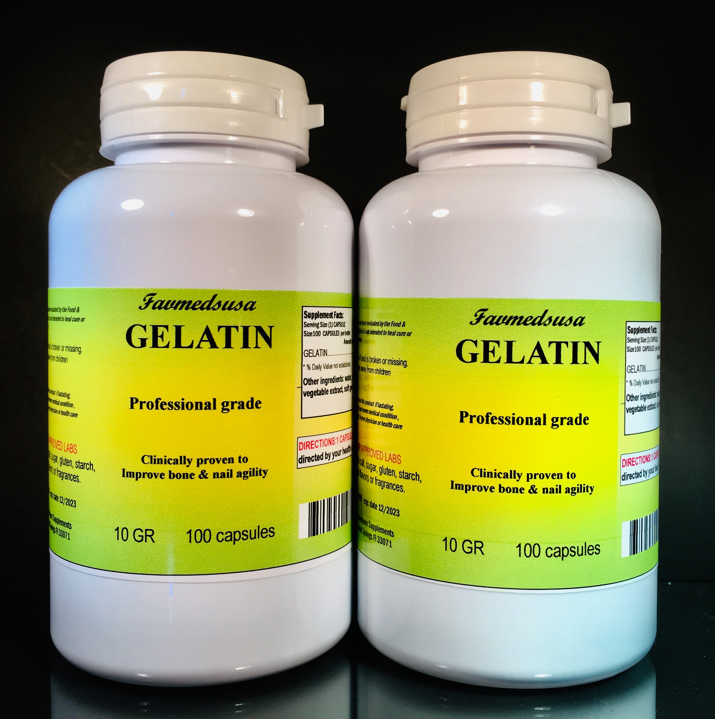 Gelatin - 200 (2x100) capsules